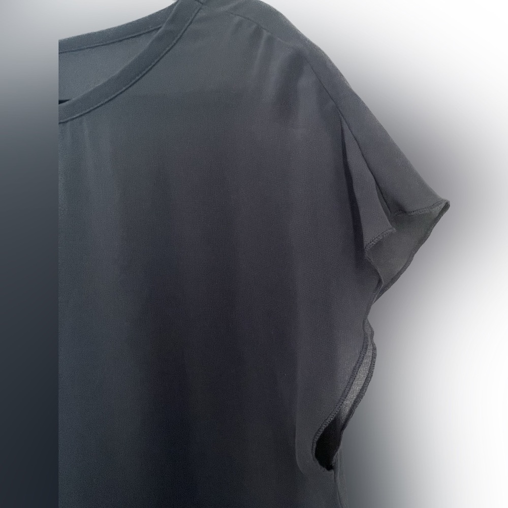 Gentle Fawn Sheer Dress Size Small Gray - Picture 3 of 8